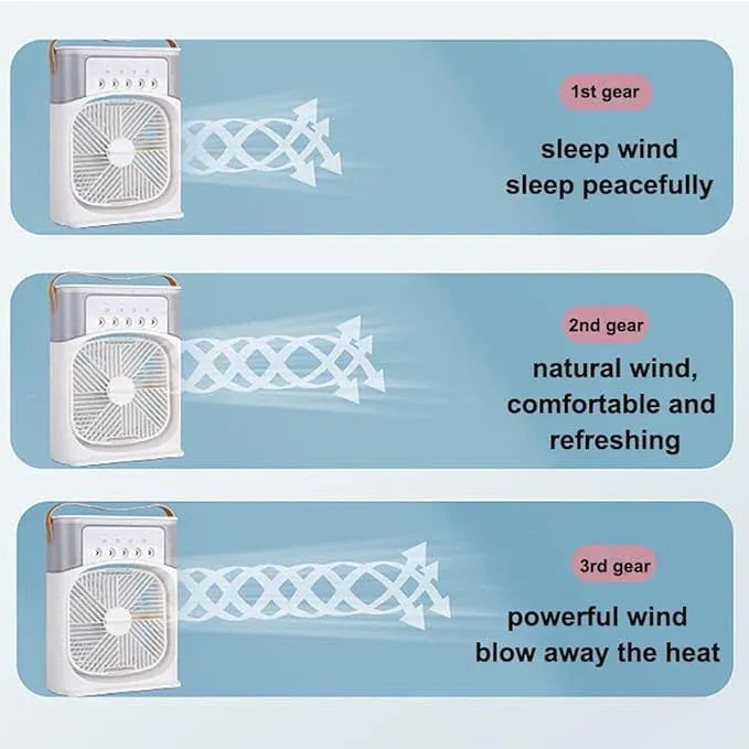 Cooling Fan with Ice